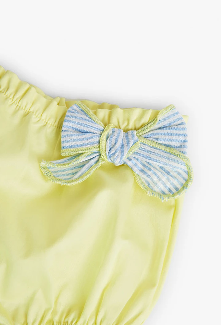 Pack combiné rayé pour bébé fille