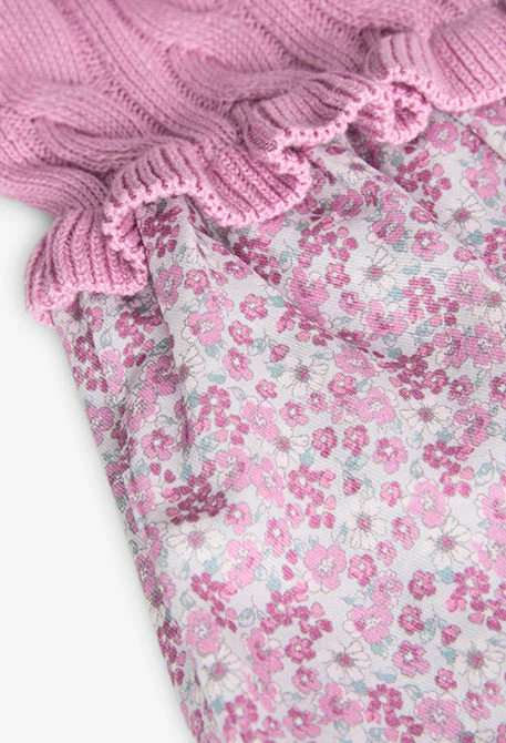 Strickkleid für Baby-Mädchen in Rosa