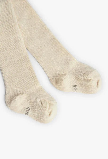 Strumpfhose für Baby-Mädchen in Beige