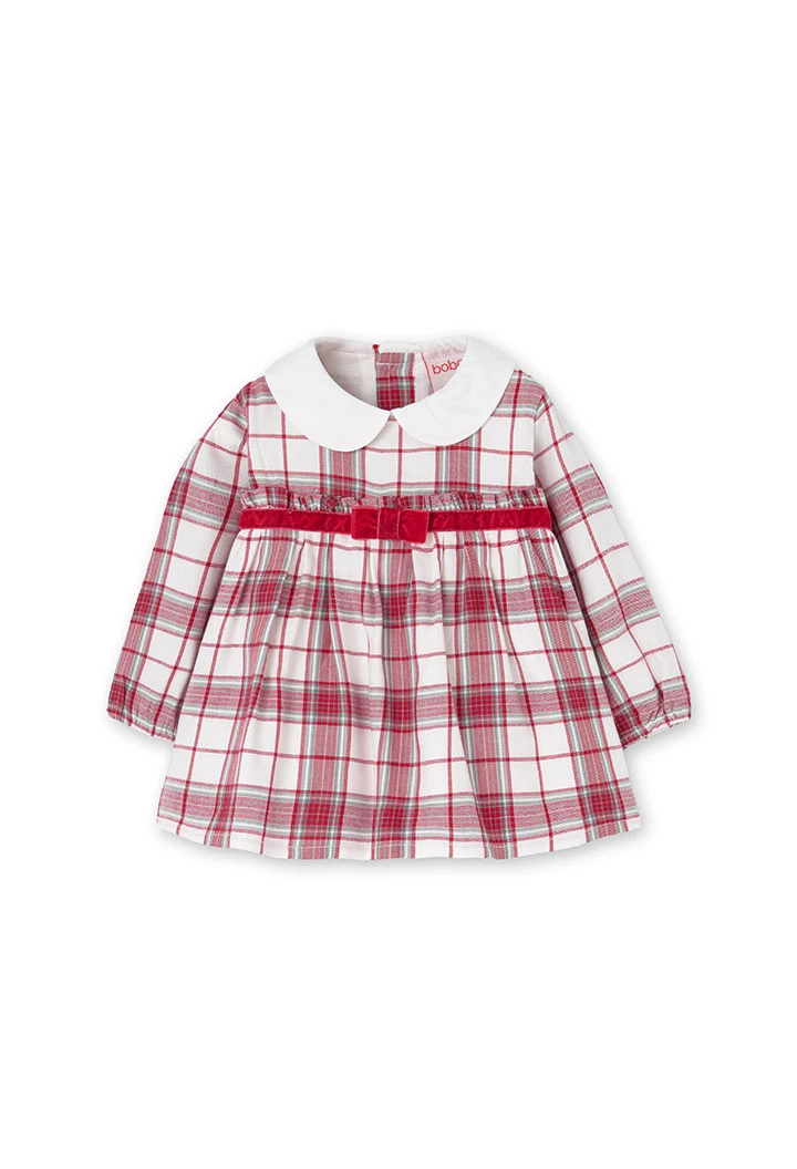 Robe en vichy pour bébé fille avec imprimé à carreaux