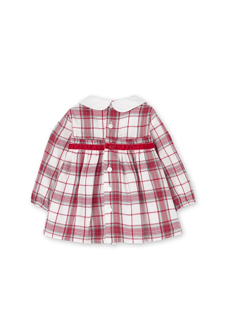 Robe en vichy pour bébé fille avec imprimé à carreaux