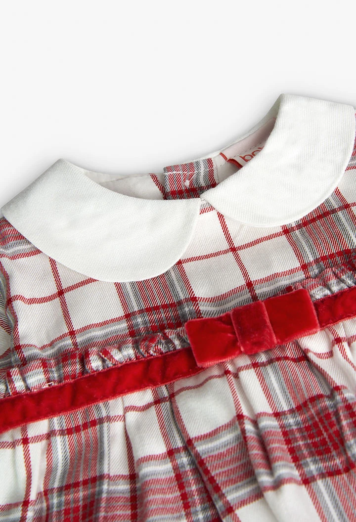 Robe en vichy pour bébé fille avec imprimé à carreaux