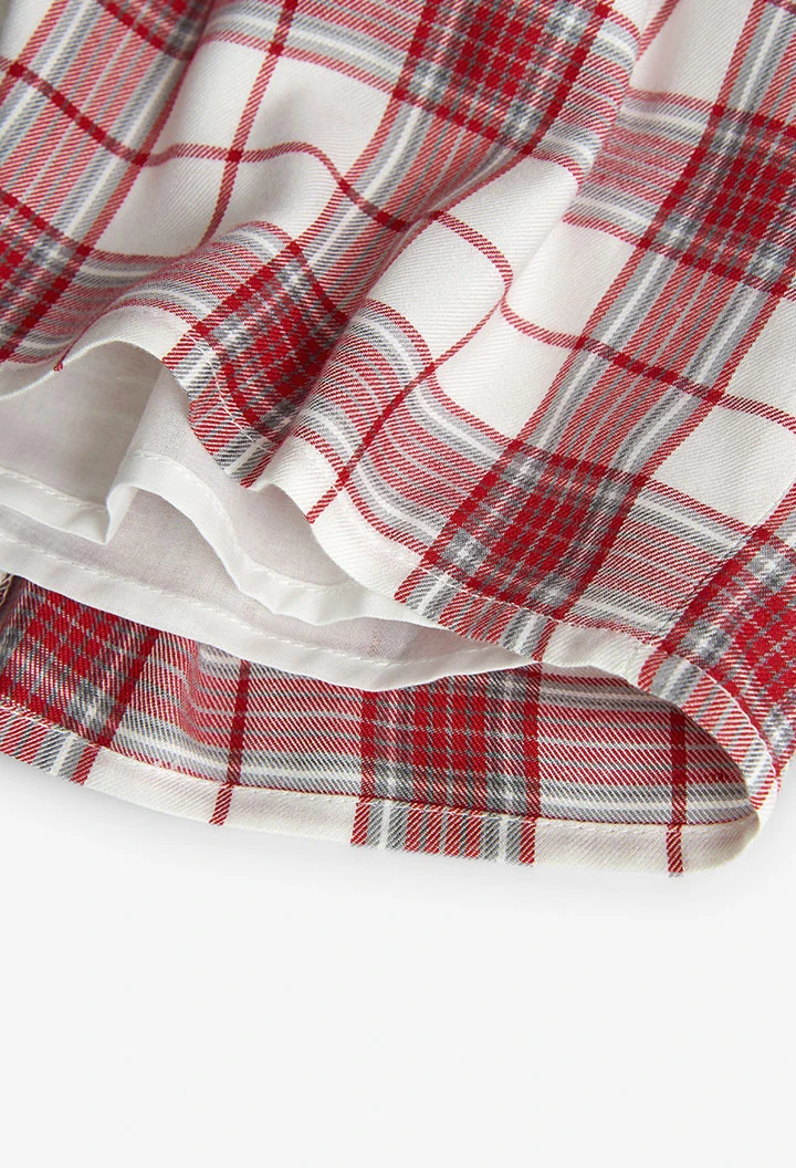 Robe en vichy pour bébé fille avec imprimé à carreaux