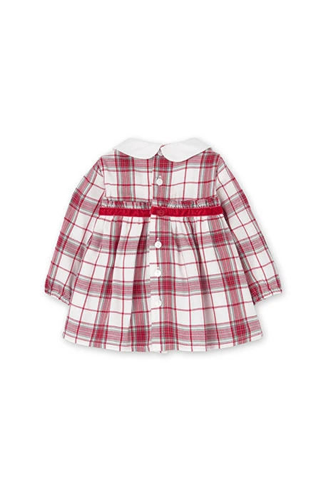 Robe en vichy pour bébé fille avec imprimé à carreaux