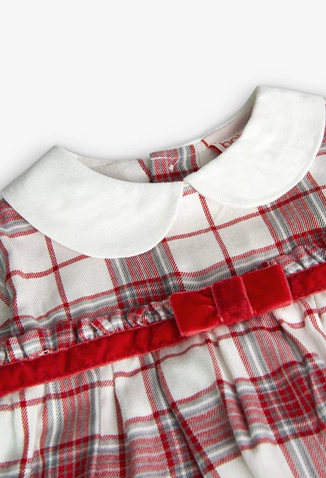 Robe en vichy pour bébé fille avec imprimé à carreaux