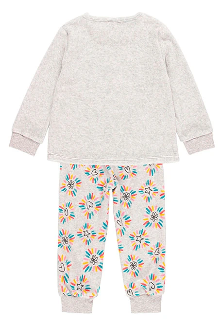 Pyjama en velours pour fille - organique