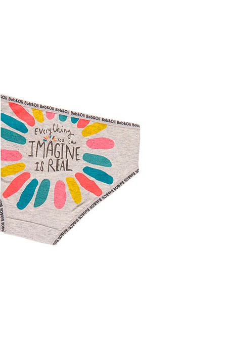 Pack de 3 culottes pour fille - organique