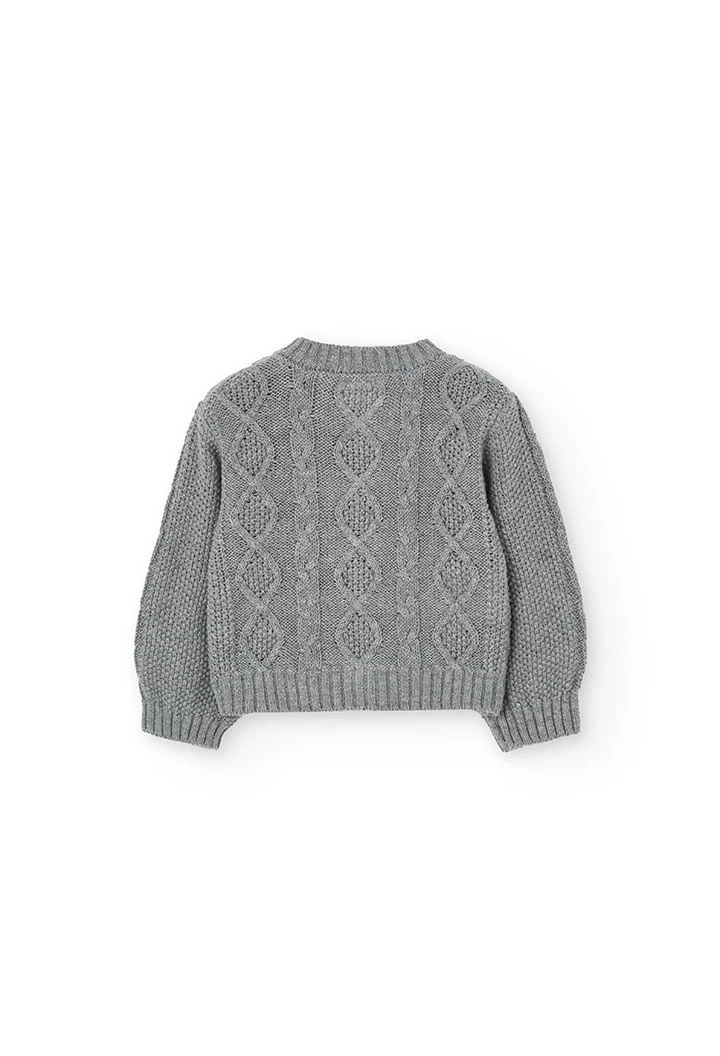 Dark grey baby jacket