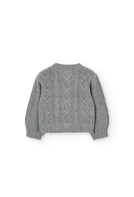 Chaqueta bebé gris oscuro