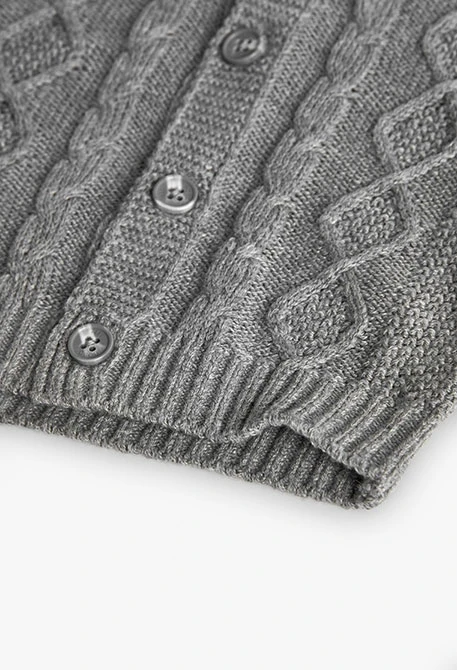 Chaqueta bebé gris oscuro