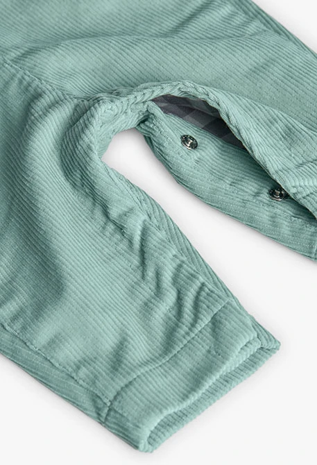 Conjunto bebé verde xadrez