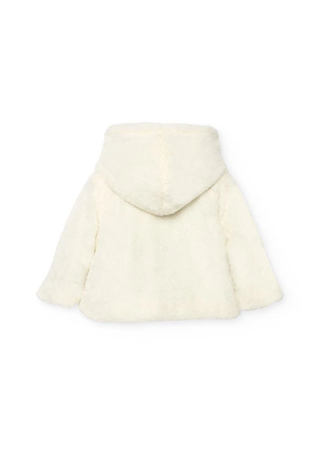 Giacca neonato reversibile grigio scuro e bianco