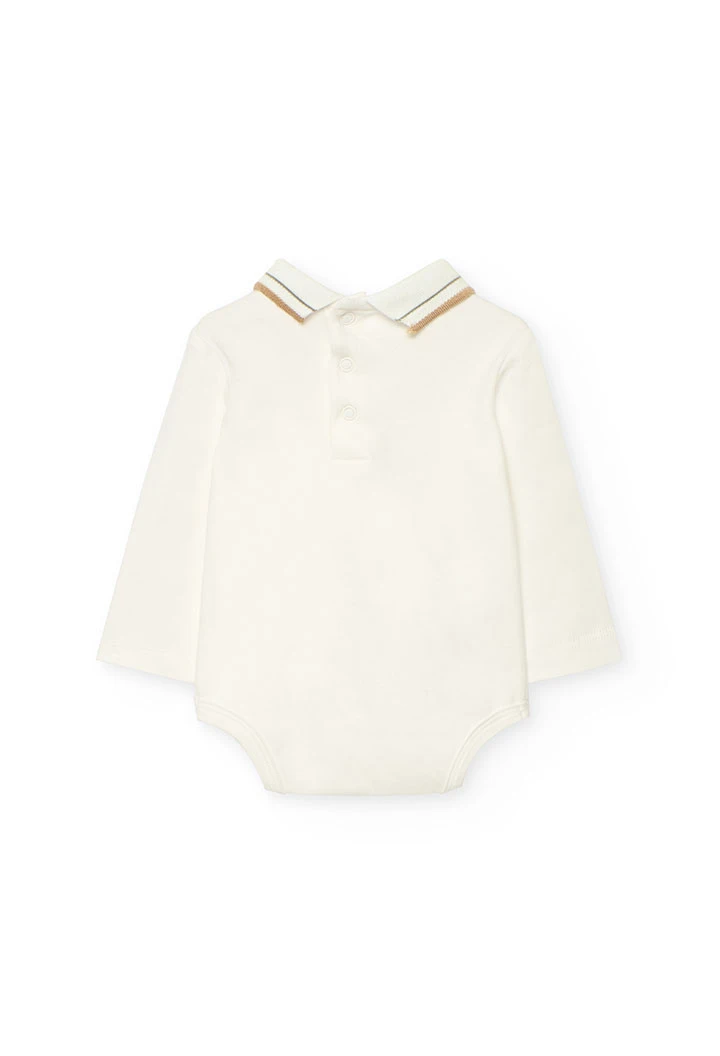 Ensemble bébé en tricot gris