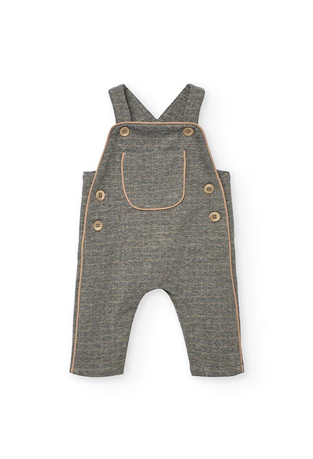 Conjunto bebé de punto gris