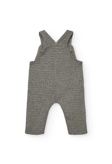 Grau gestricktes Set für Babys