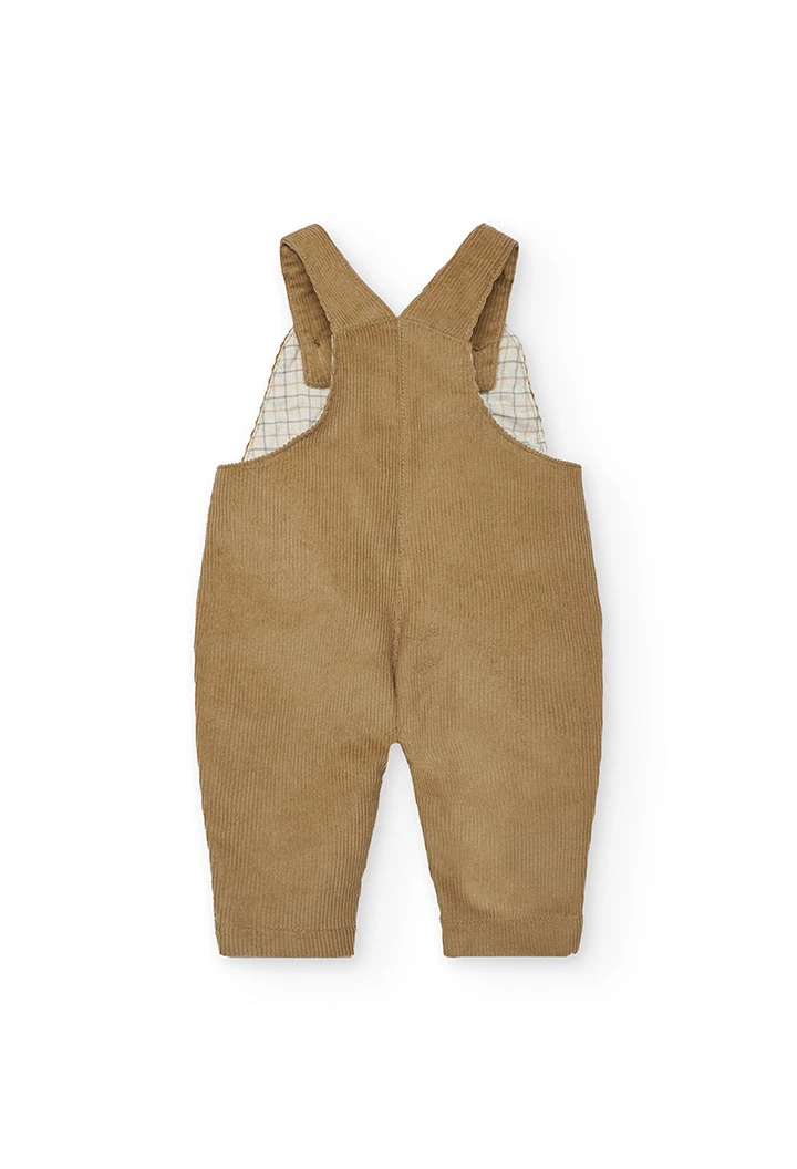 Conjunto bebé de malha bege