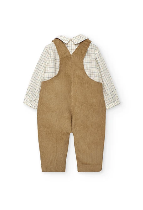 Beiges Strickset für Babys