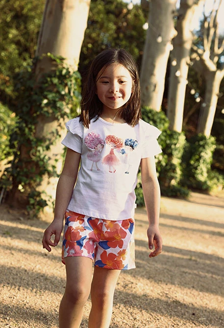 Shorts estampats de flors