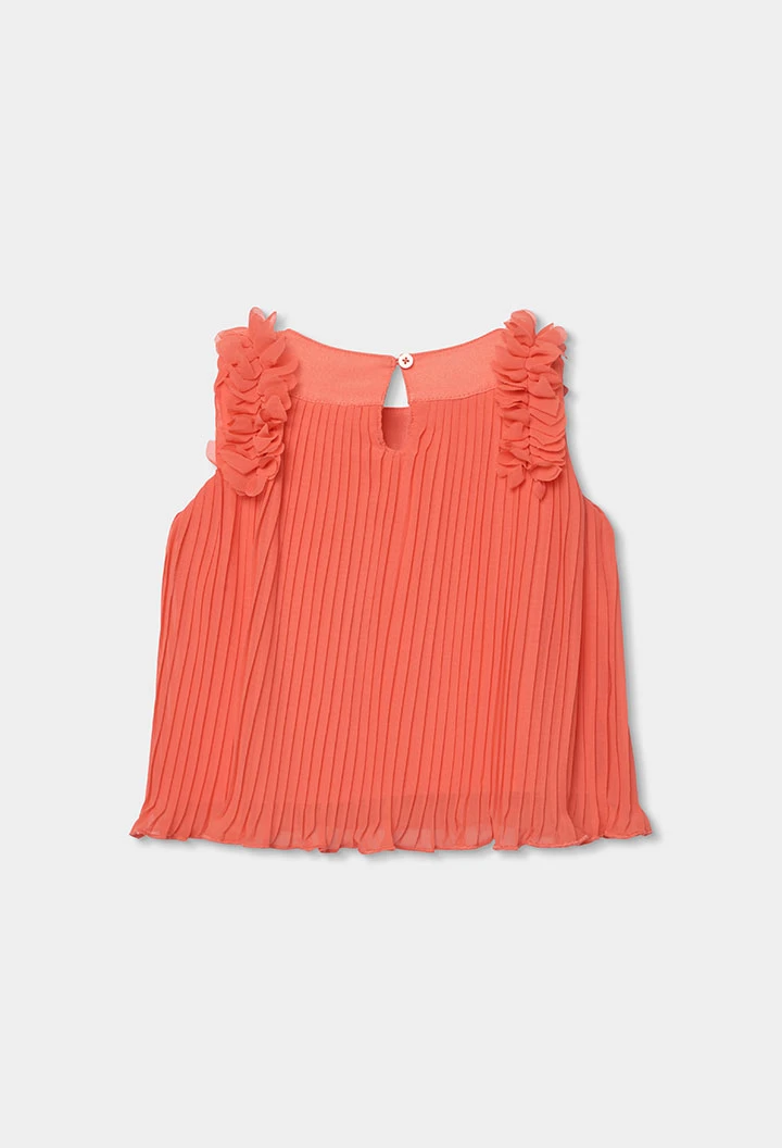 Rote Bluse für Mädchen