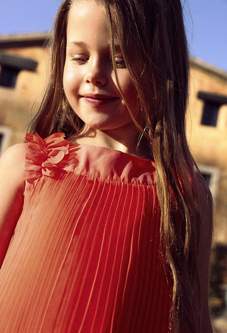 Blusa para niña roja