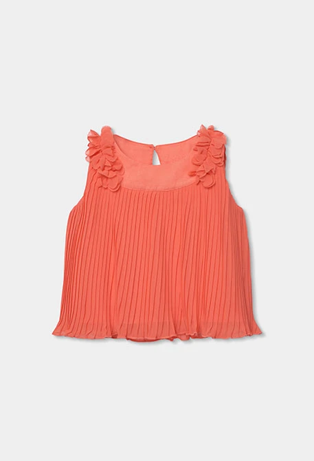 Rote Bluse für Mädchen