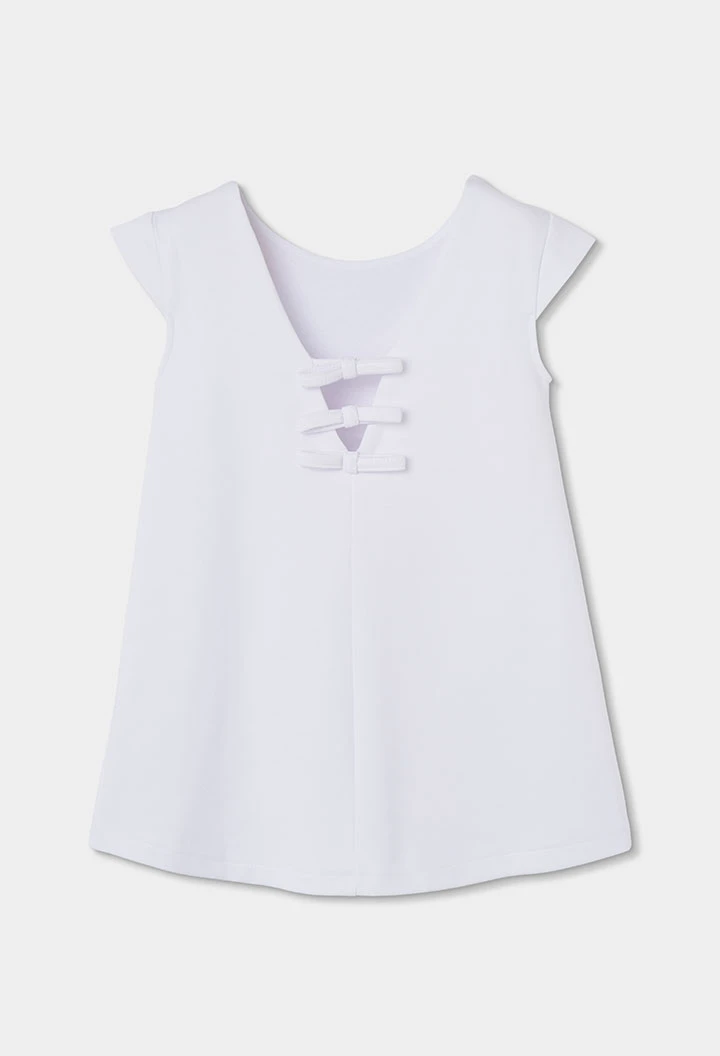 Robe blanche à imprimé fleuri