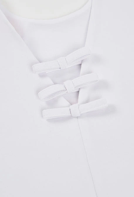 Robe blanche à imprimé fleuri