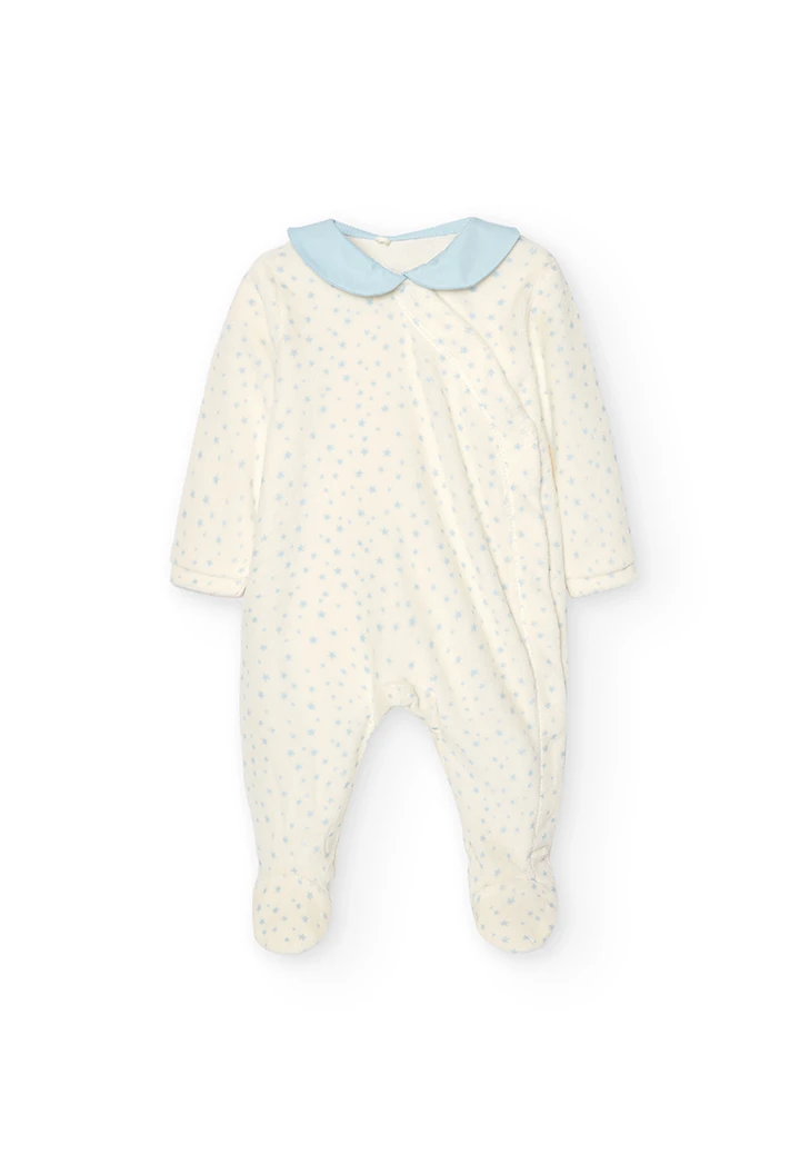 Grenouillere en velours pour bébé garçon -BCI
