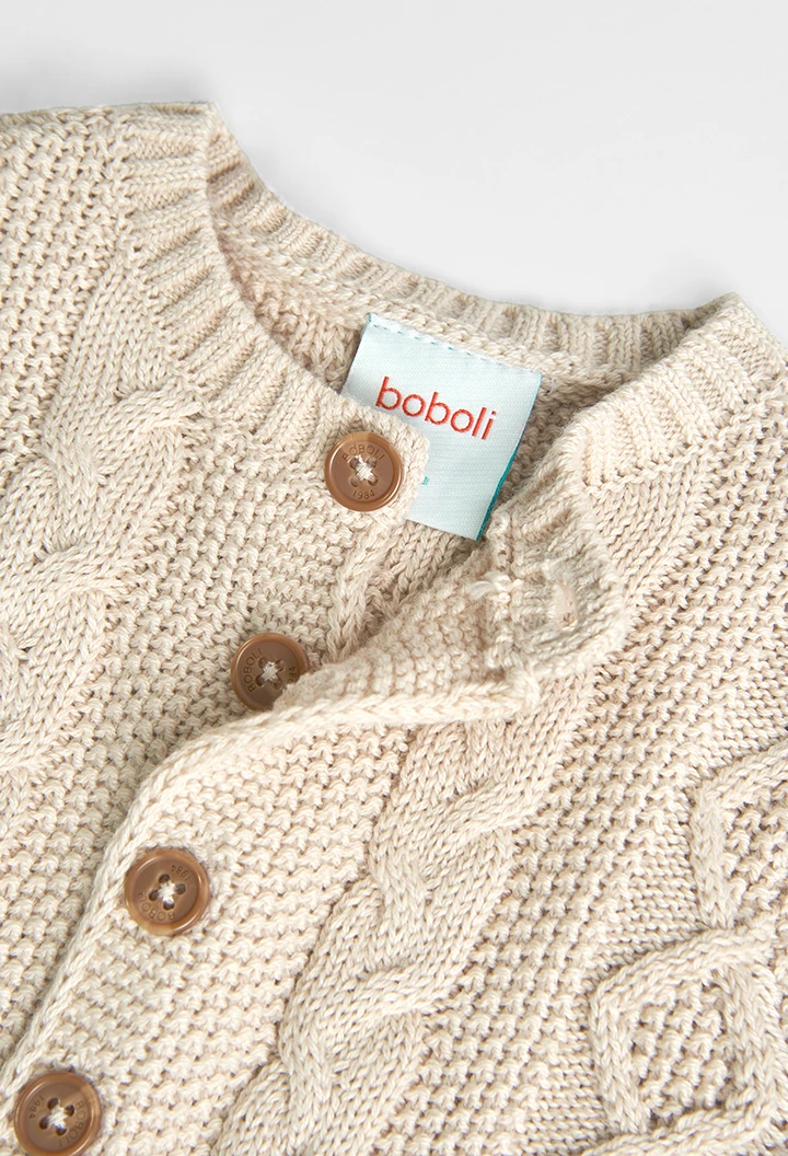 Casaco tricot do bébé -BCI