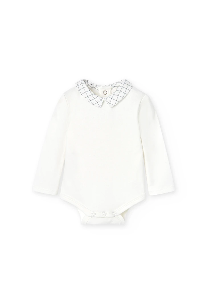 Pack en tricot bi matiere pour bébé garçon -BCI