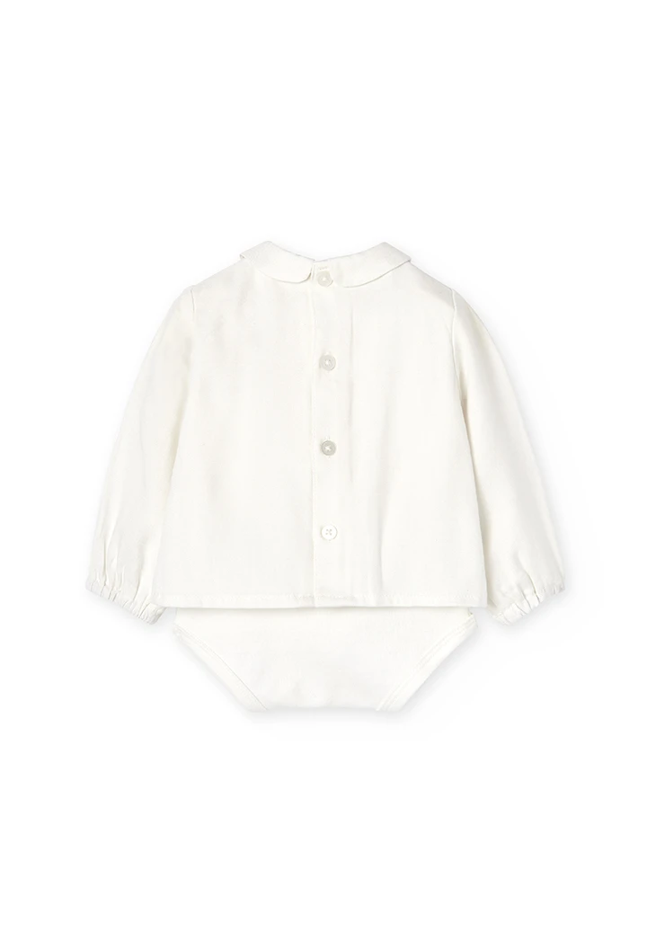 Chemise bi matiere pour bébé garçon -BCI