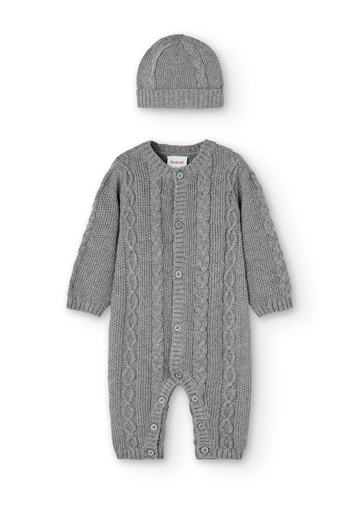 Knitted play suit for baby -BCI