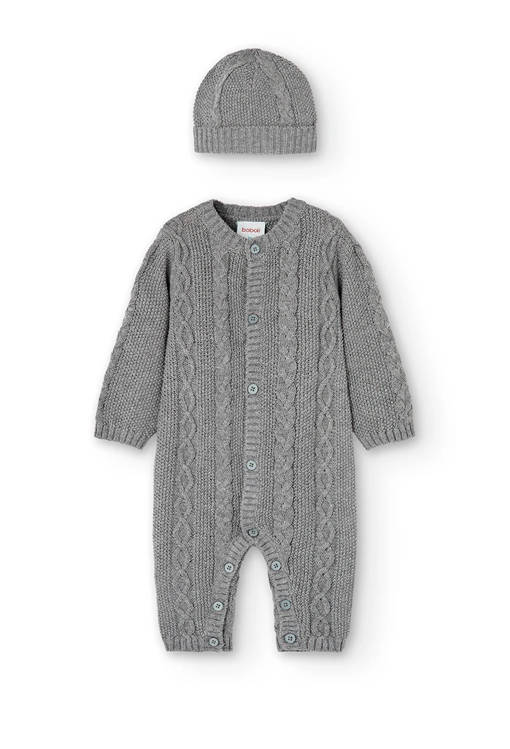 Grenouillère en tricot pour bébé -BCI