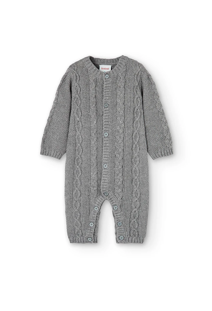 Grenouillère en tricot pour bébé -BCI