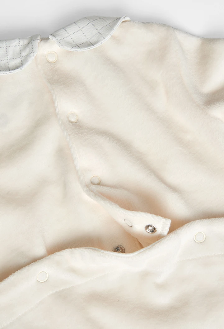 Grenouillere en velours pour bébé garçon -BCI