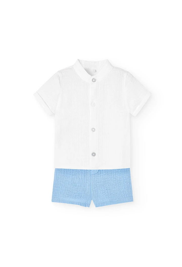 Pack bébé garçon en blanc