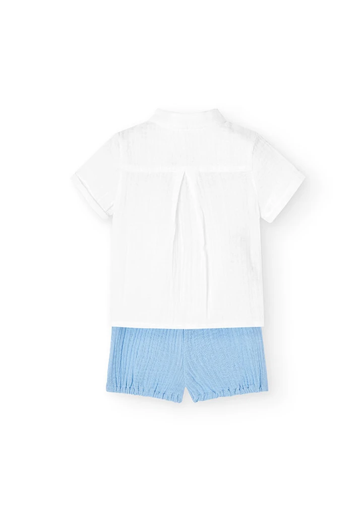 Pack bébé garçon en blanc