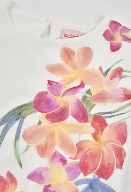 Blusa niña flores