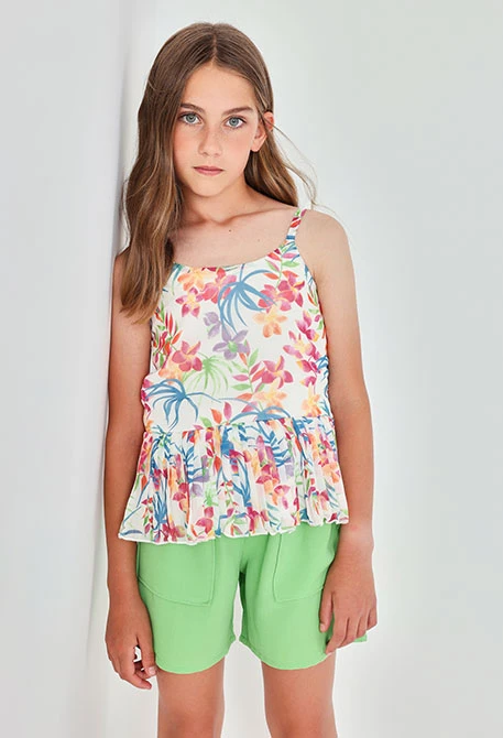 Green shorts