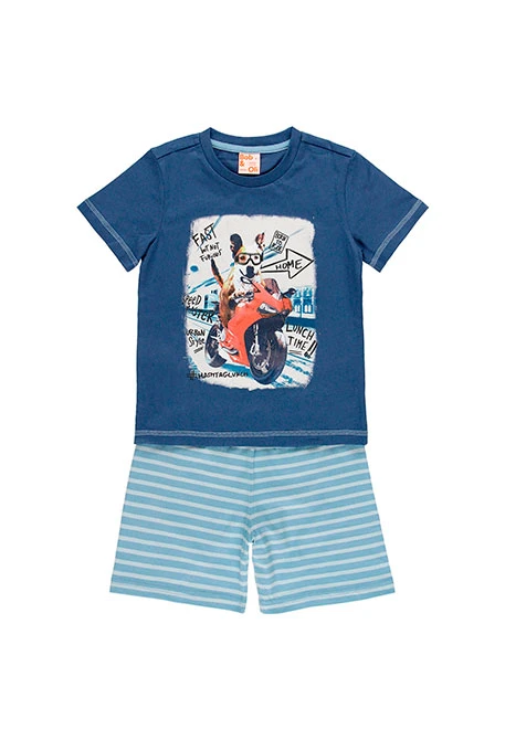 Pyjama en tricot pour garçon - organique