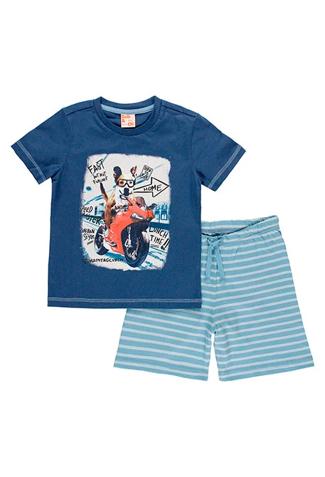 Pyjama en tricot pour garçon - organique