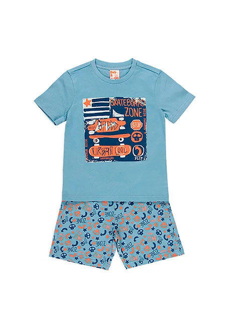Pyjama en tricot pour garçon - organique