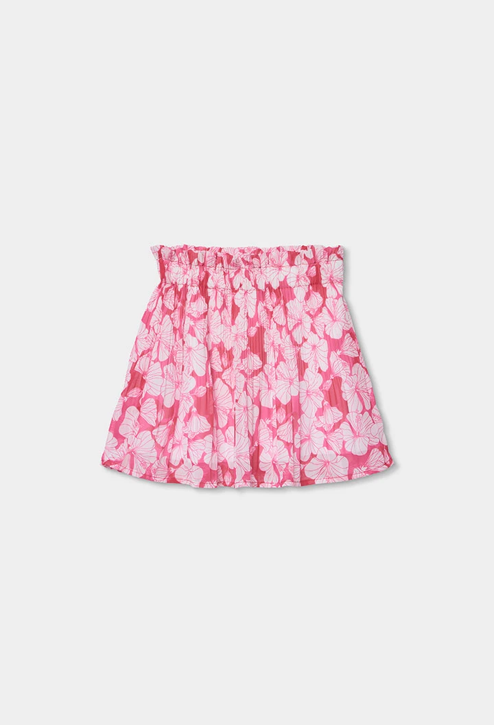 Falda estampada flores