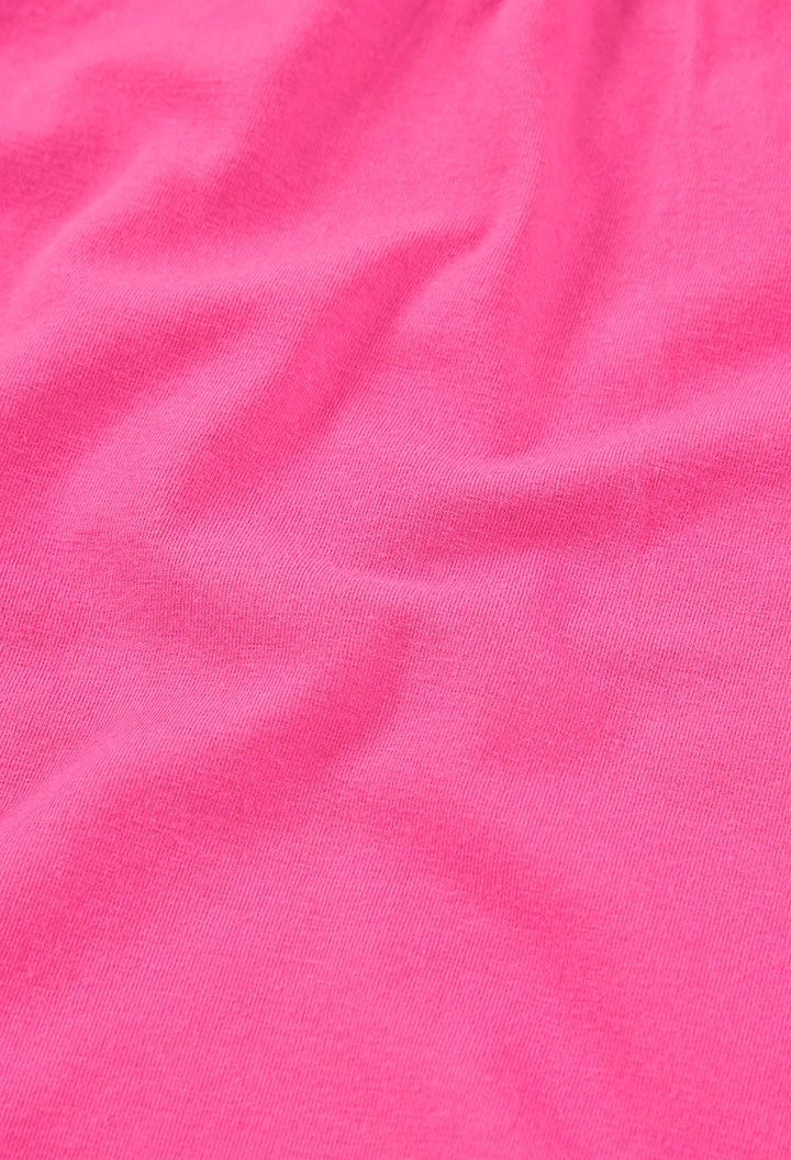 Camiseta niña color fresa