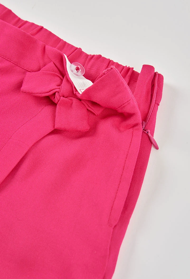 Faldilla-pantaló color maduixa