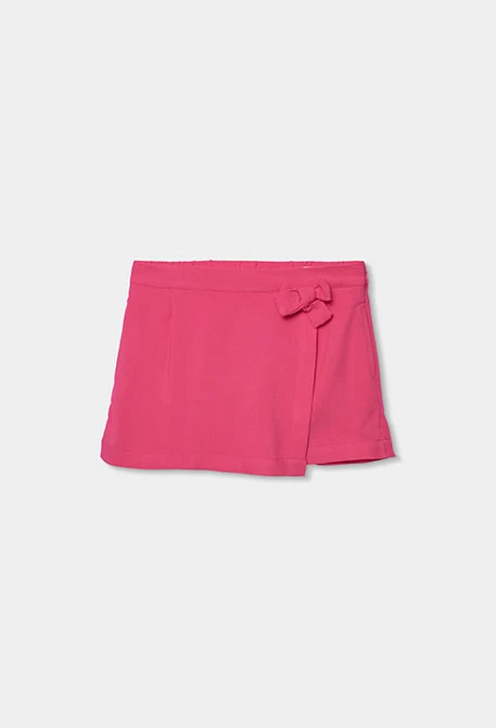 Jupe-culotte couleur fraise
