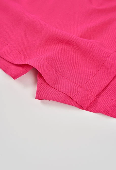 Strawberry-coloured skort