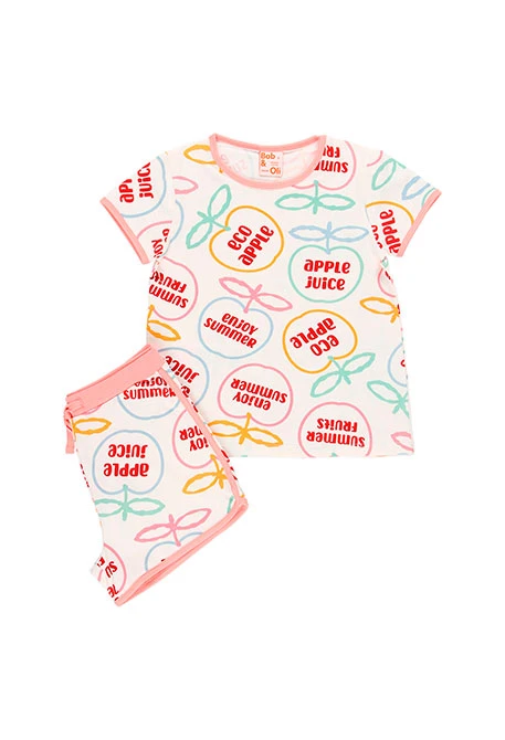 Pyjama en tricot pour fille - organique