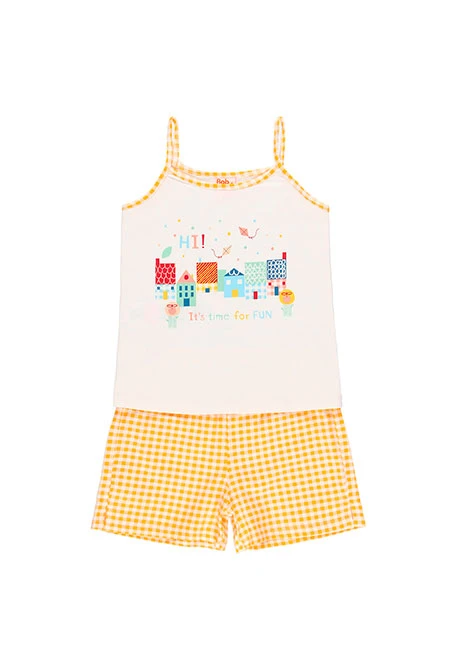 Pyjama en tricot pour fille - organique