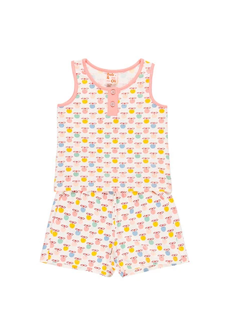 Pyjama en tricot pour fille - organique